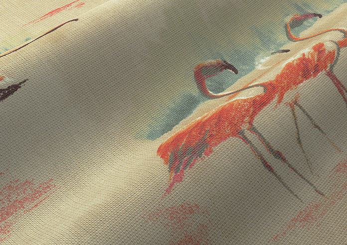 Flamingos, Sand - Roman Blind - Image 4